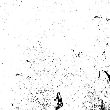 Siyah beyaz arka planda sıkıntılı doku, grunge arkaplan. Soyut yarım ton vektör çizimi. Doku. grafik