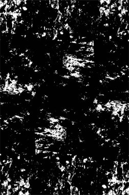 Siyah beyaz arka planda sıkıntılı doku, grunge arkaplan. Soyut yarım ton vektör çizimi. Doku. grafik