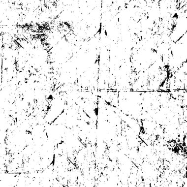 Siyah beyaz arka planda sıkıntılı doku, grunge arkaplan. Soyut yarım ton vektör çizimi. Doku. grafik