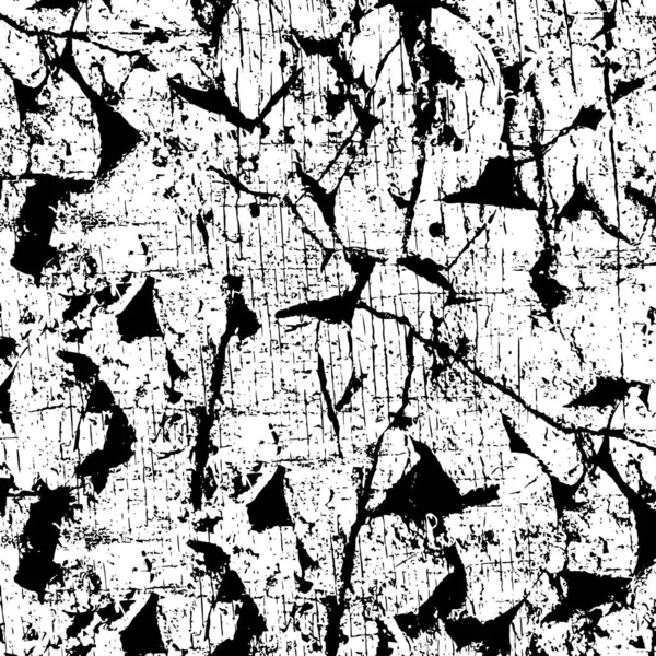 Texture Affligée Fond Noir Blanc Fond Grunge Illustration Vectorielle Abstraite — Image vectorielle