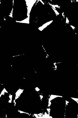 Sert siyah-beyaz dokular. Grunge 'un geçmişi. Soyut doku etkisi. Vektör İllüstrasyonu.