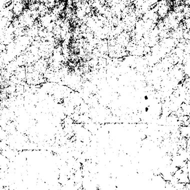 Sert siyah-beyaz dokular. Grunge 'un geçmişi. Soyut doku etkisi. Vektör İllüstrasyonu.