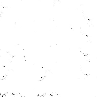Grunge üst üste biniyor. Soyut siyah-beyaz vektör arkaplanı. Çatlak, leke ve noktalarda kirli desenli tek renkli klasik yüzey. Karanlık korku tarzında eski bir duvar.