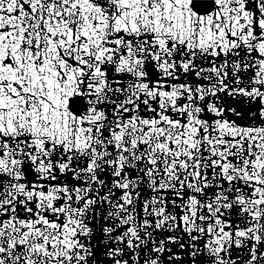 Soyut siyah-beyaz vektör arkaplanı. Tek renkli vintage yüzey. Koyu biçim tasarımı