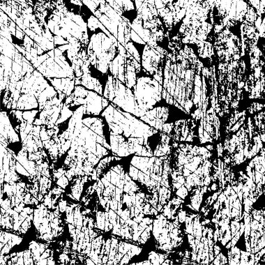 Soyut siyah-beyaz vektör arkaplanı. Tek renkli vintage yüzey. Koyu biçim tasarımı