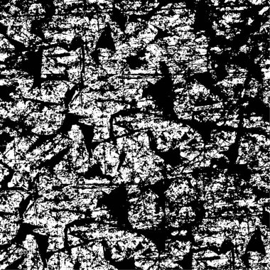 Çatlak metalin baskı altında olan dokusu. Grunge 'un arka planı. soyut yarım ton vektör çizimi 