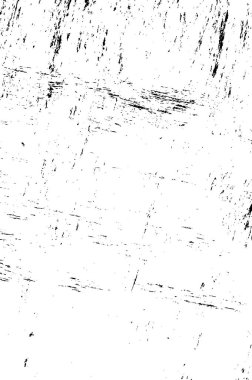 Vektör grunge dokusu. Siyah beyaz arka plan. Soyut monokrom resim koyu tonlarda solmuş bir efekt içerir