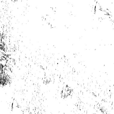 Grunge üst üste biniyor. Soyut siyah-beyaz vektör arkaplanı. Çatlak, leke ve noktalarda kirli desenli tek renkli klasik yüzey. Karanlık korku tarzında eski bir duvar.
