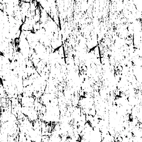 Grunge Motif Noir Blanc Particules Monochromes Texture Abstraite Surface Fond — Image vectorielle