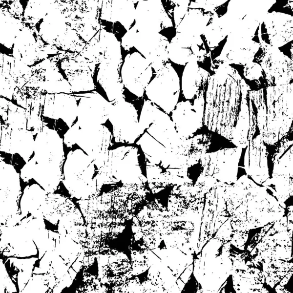 Абстрактный Черно Белый Векторный Фон Монохромная Винтажная Поверхность Темный Дизайн — стоковый вектор