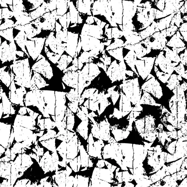 Texture Recouvrement Détresse Métal Fissuré Arrière Plan Grunge Illustration Vectorielle — Image vectorielle