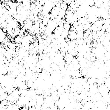 Çizik ve çatlaklarla dolu bir duvar parçası. Herhangi bir tasarım üzerine grunge illüstrasyonunu yükle. Vintage efektli soyut kumlu arkaplan