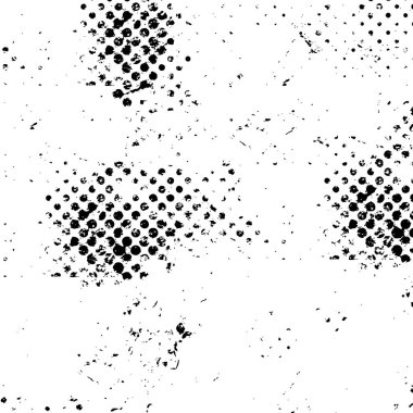 Çizik ve çatlaklarla dolu bir duvar parçası. Herhangi bir tasarım üzerine grunge illüstrasyonunu yükle. Vintage efektli soyut kumlu arkaplan