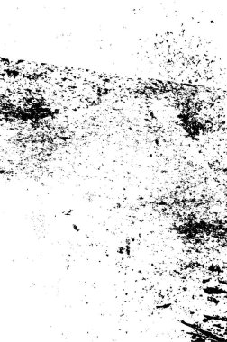 Çizik ve çatlaklarla dolu bir duvar parçası. Herhangi bir tasarım üzerine grunge illüstrasyonunu yükle. Vintage efektli soyut kumlu arkaplan