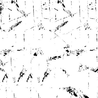 Çizik ve çatlaklarla dolu bir duvar parçası. Herhangi bir tasarım üzerine grunge illüstrasyonunu yükle. Vintage efektli soyut kumlu arkaplan