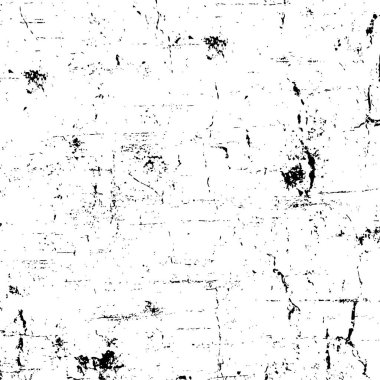 Çizik ve çatlaklarla dolu bir duvar parçası. Herhangi bir tasarım üzerine grunge illüstrasyonunu yükle. Vintage efektli soyut kumlu arkaplan