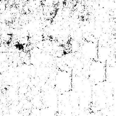 Grunge dokusu. Soyut siyah beyaz arka plan. Tek renkli vintage yüzey