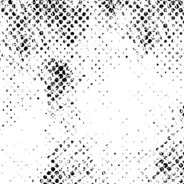 Siyah ve beyazın arka planı. Monokrom elementlerin dokusunun soyut deseni. Tasarım veya yazdırma için Grunge.