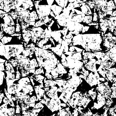 Grunge dokusu. Soyut siyah beyaz arka plan. Tek renkli vintage yüzey