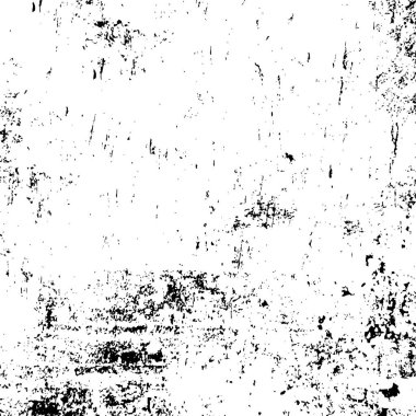 Siyah ve beyaz soyut arka plan. Çatlakların, tozun, lekelerin tek renkli dokusu. Yazdırma ve tasarım için desen