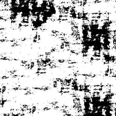 Siyah ve beyaz soyut arka plan. Çatlakların, tozun, lekelerin tek renkli dokusu. Yazdırma ve tasarım için desen