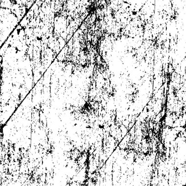 Siyah ve beyaz soyut arka plan. Çatlakların, tozun, lekelerin tek renkli dokusu. Yazdırma ve tasarım için desen