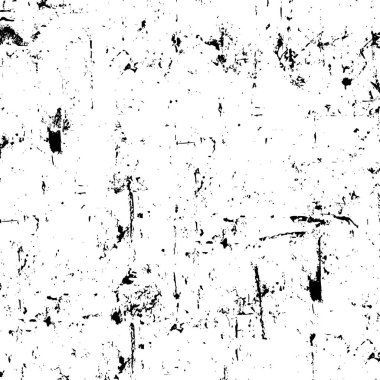 Siyah ve beyaz soyut arka plan. Çatlakların, tozun, lekelerin tek renkli dokusu. Yazdırma ve tasarım için desen