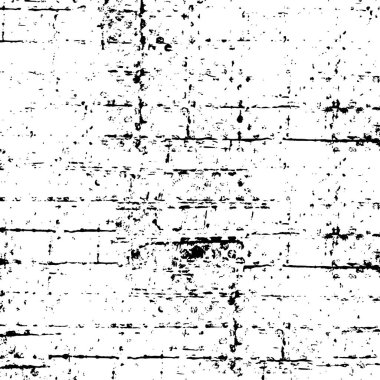 Siyah ve beyaz soyut arka plan. Çatlakların, tozun, lekelerin tek renkli dokusu. Yazdırma ve tasarım için desen