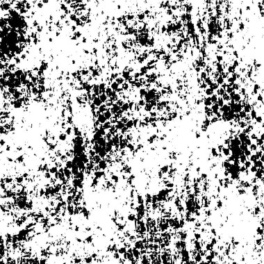 Siyah ve beyaz soyut arka plan. Çatlakların, tozun, lekelerin tek renkli dokusu. Yazdırma ve tasarım için desen