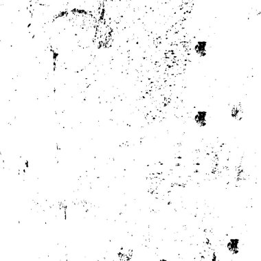 Siyah ve beyaz soyut arka plan. Çatlakların, tozun, lekelerin tek renkli dokusu. Yazdırma ve tasarım için desen