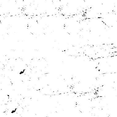 Siyah ve beyaz soyut arka plan. Çatlakların, tozun, lekelerin tek renkli dokusu. Yazdırma ve tasarım için desen