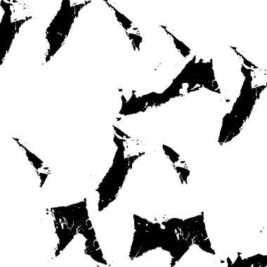 Siyah ve beyaz soyut arka plan. Çatlakların, tozun, lekelerin tek renkli dokusu. Yazdırma ve tasarım için desen