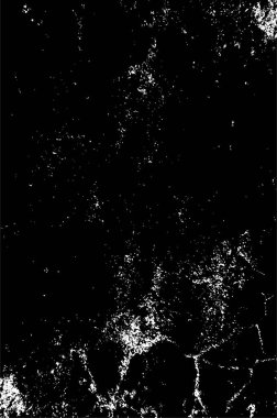 Siyah ve beyaz soyut arka plan. Çatlakların, tozun, lekelerin tek renkli dokusu. Yazdırma ve tasarım için desen