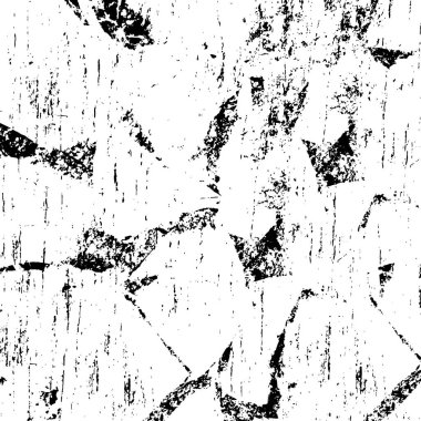 Siyah ve beyaz soyut arka plan. Çatlakların, tozun, lekelerin tek renkli dokusu. Yazdırma ve tasarım için desen