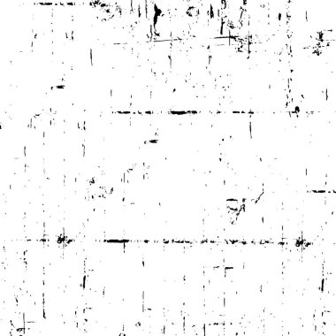 Siyah ve beyaz soyut arka plan. Çatlakların, tozun, lekelerin tek renkli dokusu. Yazdırma ve tasarım için desen