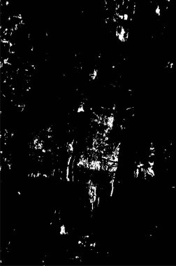 Siyah ve beyaz soyut arka plan. Çatlakların, tozun, lekelerin tek renkli dokusu. Yazdırma ve tasarım için desen