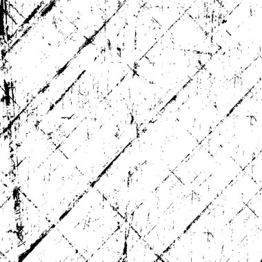 Grunge siyah beyaz desen. Tek renkli parçacıklar soyut doku