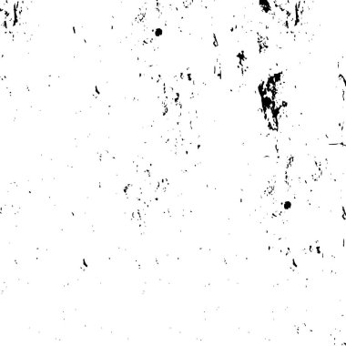 Grunge siyah beyaz desen. Tek renkli parçacıklar soyut doku