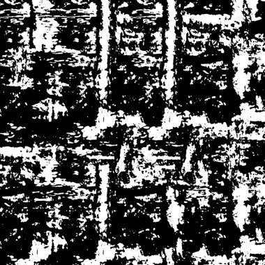 Siyah ve beyaz yatay arkaplan. Tasarım ve dekorasyon için soyut doku. Siyah beyaz lekeler, çatlaklar, cipsler. Eski moda tek renkli siyah beyaz dokular.