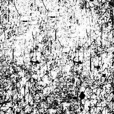 Kaotik grunge mürekkep parçacıkları. Tahıllı ve lekeli soyut doku. Boya damlaları