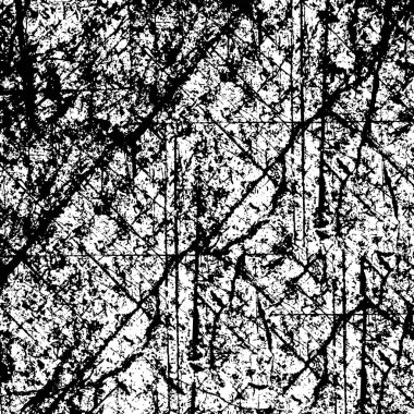 Kaotik grunge mürekkep parçacıkları. Tahıllı ve lekeli soyut doku. Boya damlaları