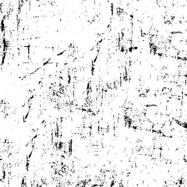 Fundo Abstrato Preto Branco Textura Monocromática Rachaduras Poeira Manchas Padrão — Vetor de Stock