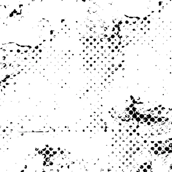 Zwart Wit Abstracte Achtergrond Monochrome Textuur Van Scheuren Stof Vlekken — Stockvector