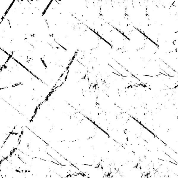 Schwarz Weißer Abstrakter Hintergrund Monochrome Textur Von Punkten Rissen Staub — Stockvektor