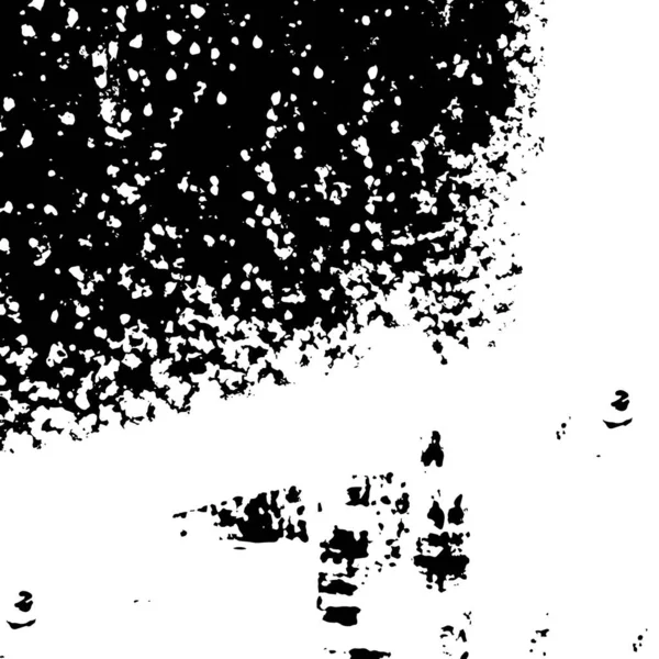 Черно Белый Рисунок Абстрактная Текстура Монохромных Частиц — стоковый вектор