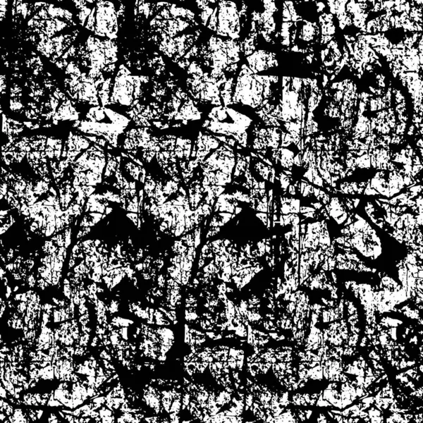 Fond Grunge Noir Blanc Horizontal Texture Abstraite Pour Design Décoration — Image vectorielle