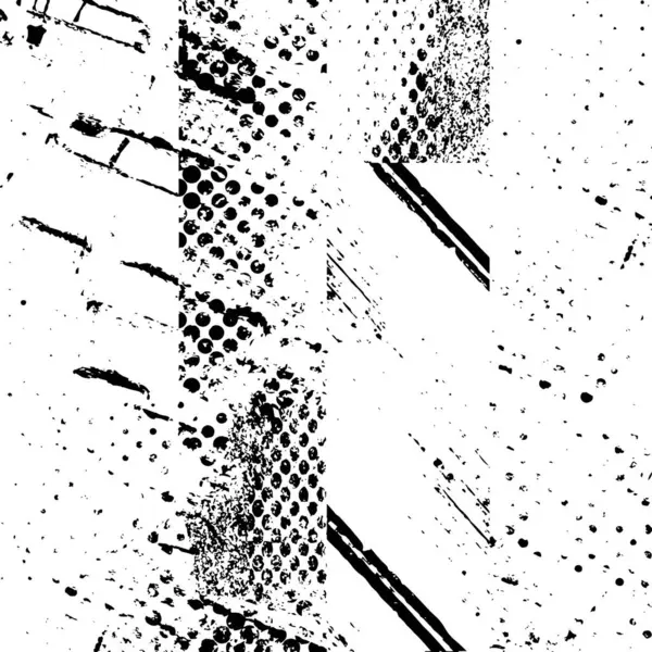 Abstrakter Schwarz Weißer Hintergrund Monochrome Textur — Stockvektor