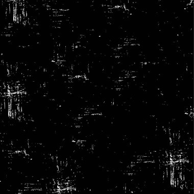 Grunge üst üste biniyor. Soyut siyah-beyaz vektör arkaplanı. Çatlak, leke ve noktalarda kirli desenli tek renkli klasik yüzey. Karanlık korku tarzında eski bir duvar.