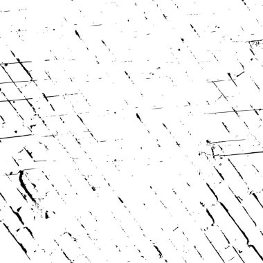 Çizikler, çizikler ve çizikler olan siyah beyaz bir arka plan.