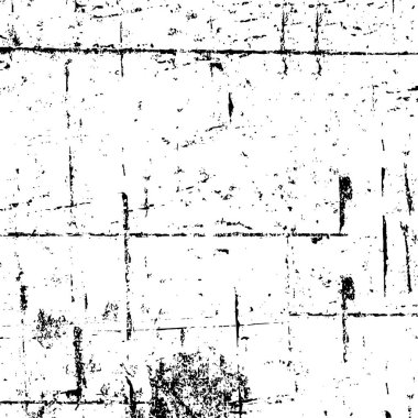 Grunge black and white pattern. Monochrome particles abstract texture. Background of cracks, scuffs, chips, stains, ink spots, lines. Dark design background surface. Gray printing element